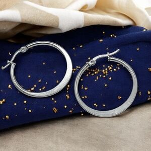 🆕️Minimalist 316L Stainless Steel Hoop Earrings | Trendy & Hypoallergenic Hoops